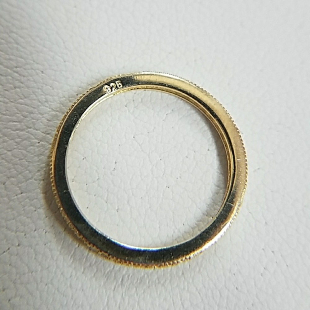 Gold plated Eternity Wedding Band size 4 5 9 - Picture 7 of 7